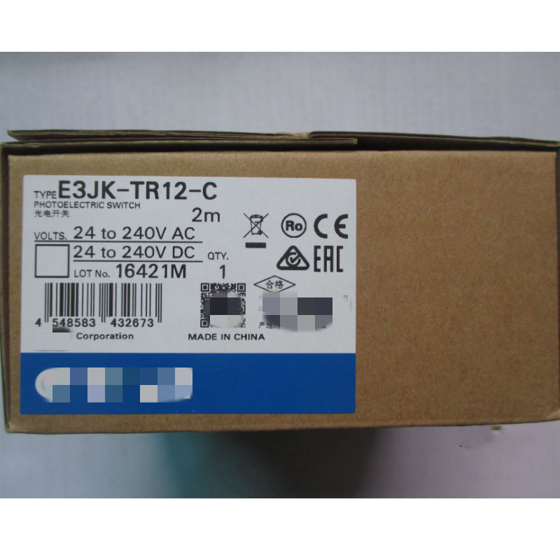 对射光电开关E3JK-TR12-C 2M OMS