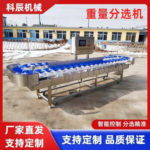 全自动枇杷选果机称重分选机苹果枣重量分选机水果自动分拣机
