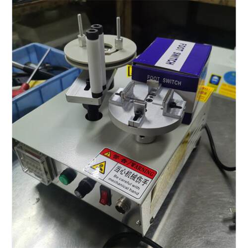 TM-1000变压器手动半自动包胶机手动变压器铁芯磁芯半自动包胶机