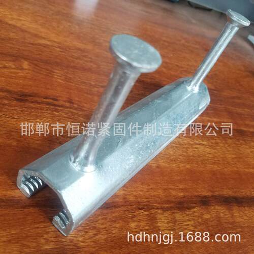 邯郸市恒诺燕尾带齿弧形热镀锌预埋槽道 40*22哈芬槽预埋槽钢