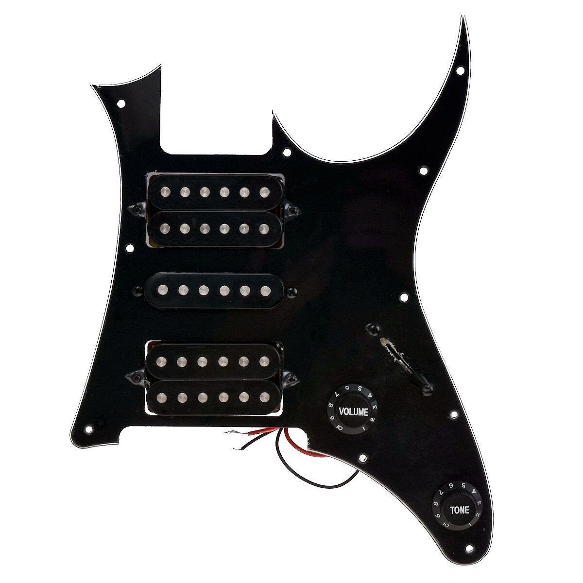 IbanzeHSH电吉他护板线路总成全套白三层7V双单双面板拾音器