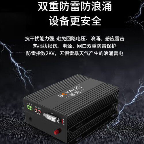 博扬非压缩全高清DVI视频光端机1路视频DVI延长器一对BY-1DA