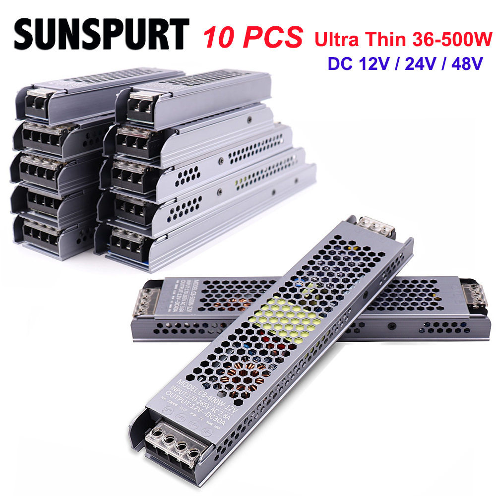 LED超薄线形灯带长条开关电源100-265V转DC12V24V36V48灯箱变压器