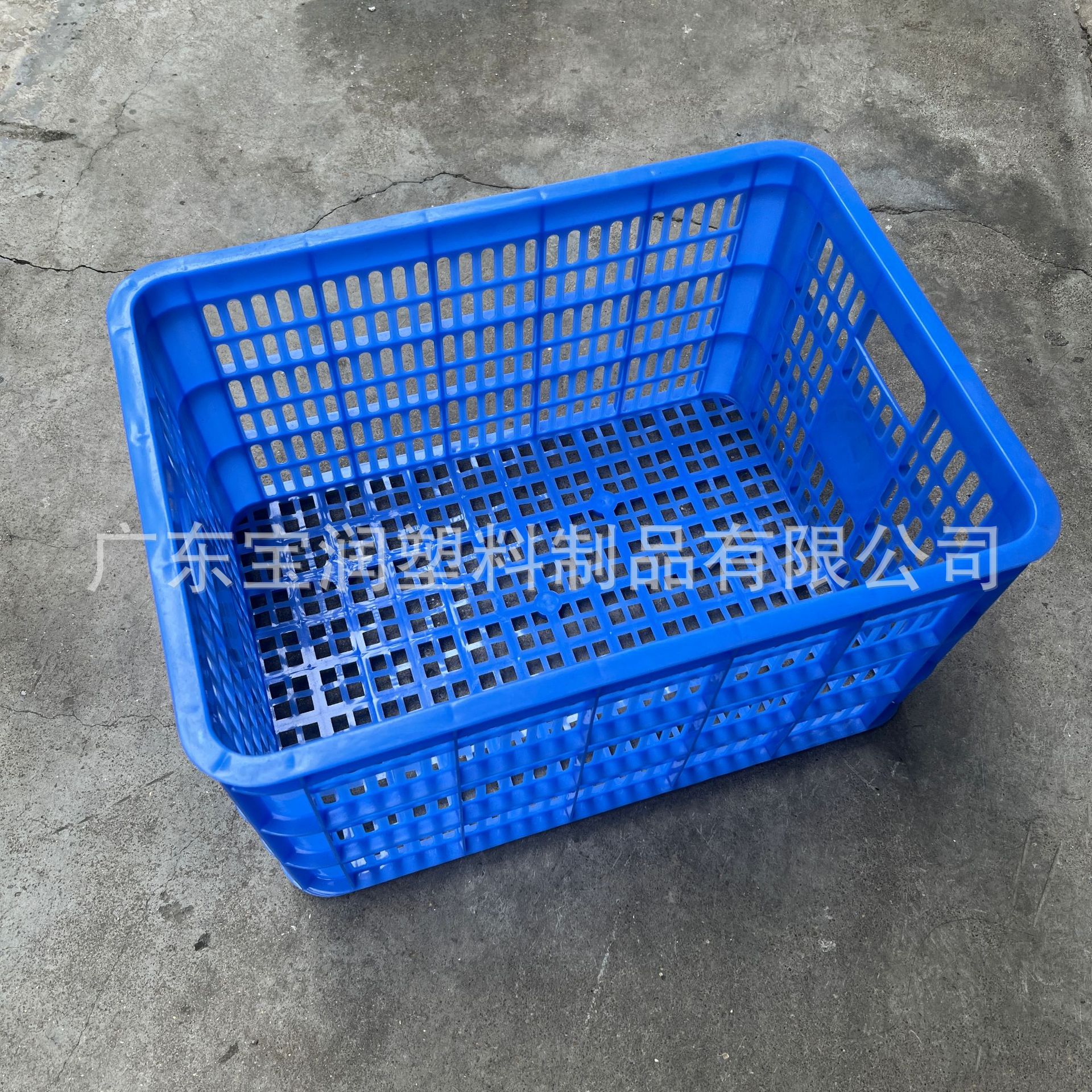 长方形塑料筐 白色加厚水果筐蔬菜快递分拣镂空塑胶框子 东莞批发