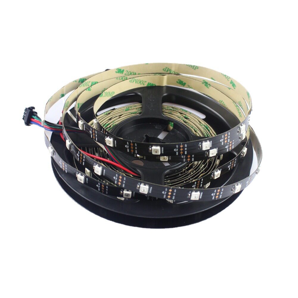 WS2812B幻彩灯条内置IC 贴片5050软灯条 黑板防水5V30灯霓虹灯条