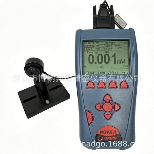 以色列Ophir光电二极管PD300R-3W探头NOVA II激光功率能量计表头