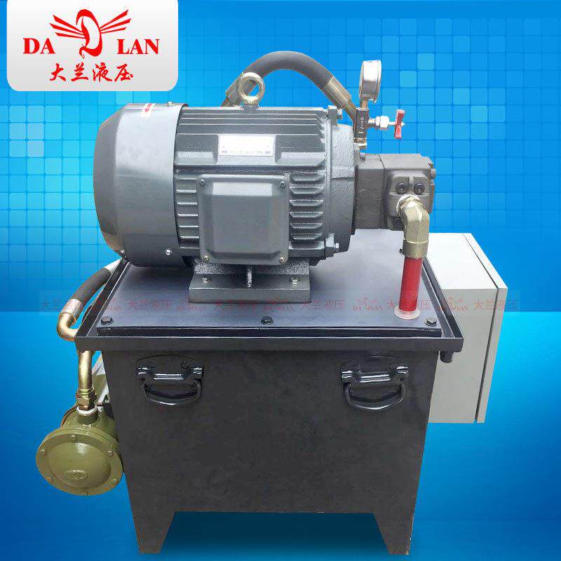 破碎机液压站订制 DALAN大兰液压系统5.5KW带控制电箱水冷却器