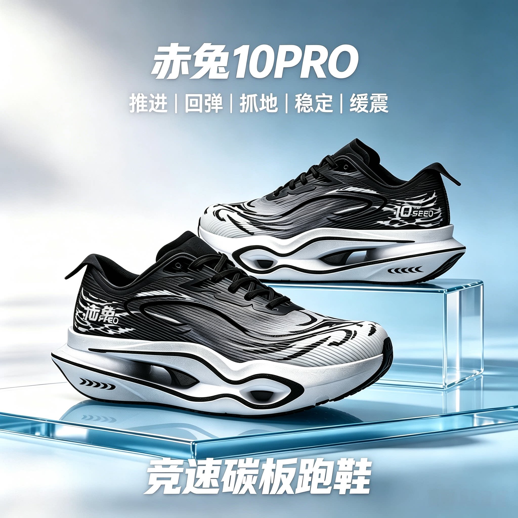 赤兔10PRO男碳板跑鞋儿童