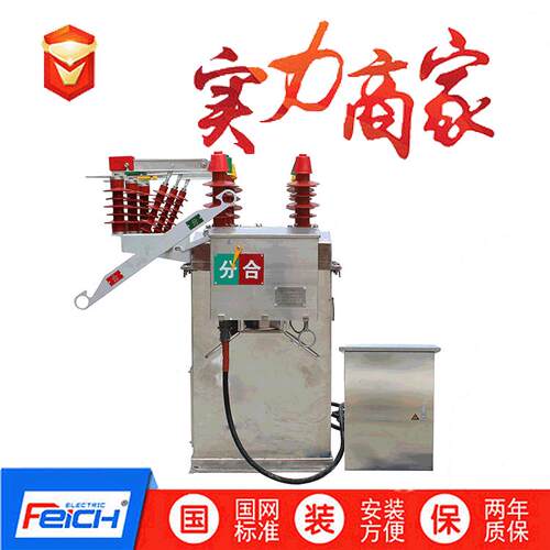 ZW8-12FG/630A户外交流压真空断路器智能遥控不锈钢带隔离10kv