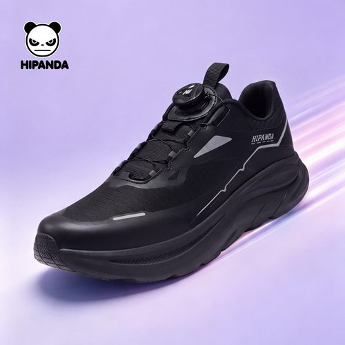 hipanda户外鞋男鞋徒步鞋2026新款免系带纽扣防滑耐磨情侣休闲鞋