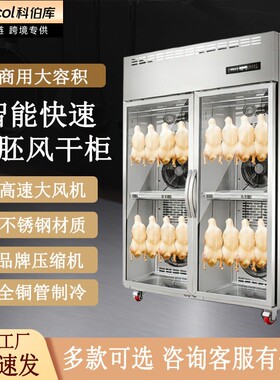 智能晾胚风干柜烤鸭乳鸽挂肉保鲜柜商用风冷烤鹅烧腊不锈钢晾鸭柜