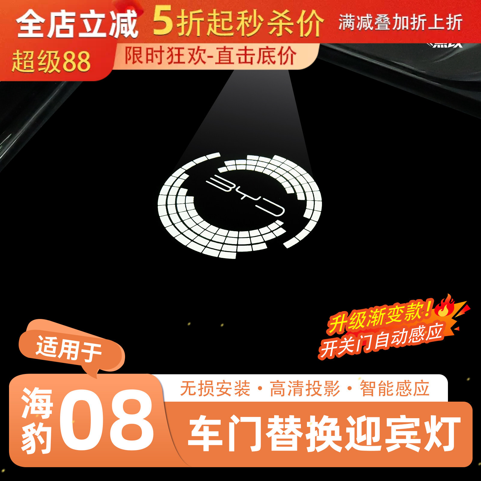 官方推荐·海豹08车门下迎宾灯