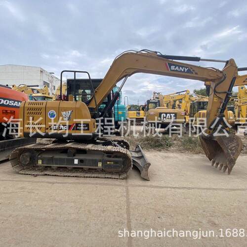 三一挖掘机 SY75C挖掘机 小型挖掘机 微挖 起重机小钩机出口