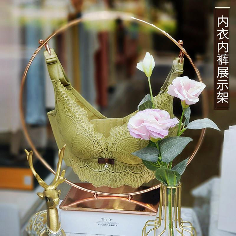 内衣内裤桌面展示架橱窗装饰摆台服装店陈列架子ins货架道具岛台图片