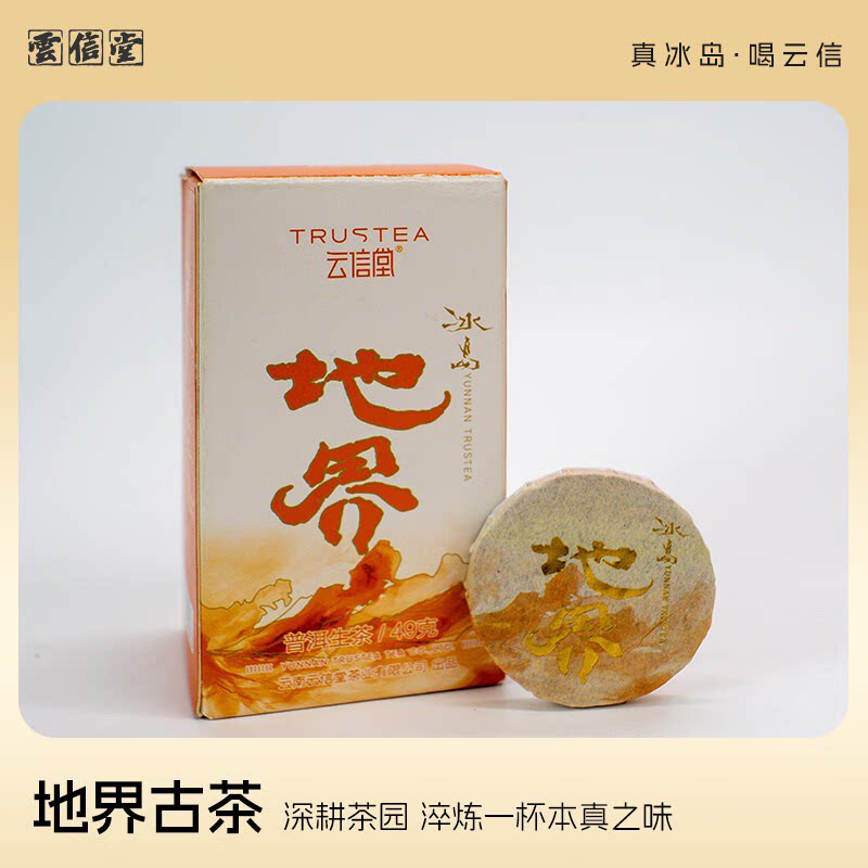 云信堂冰岛地界小圆片普洱生茶饼世界古茶深耕茶园淬炼一杯