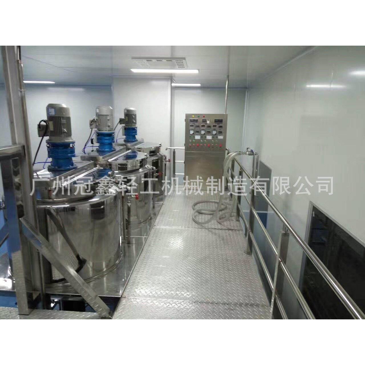 洗发水沐浴露生产设备 护发素加热搅拌 洗涤液成套设备 液洗锅