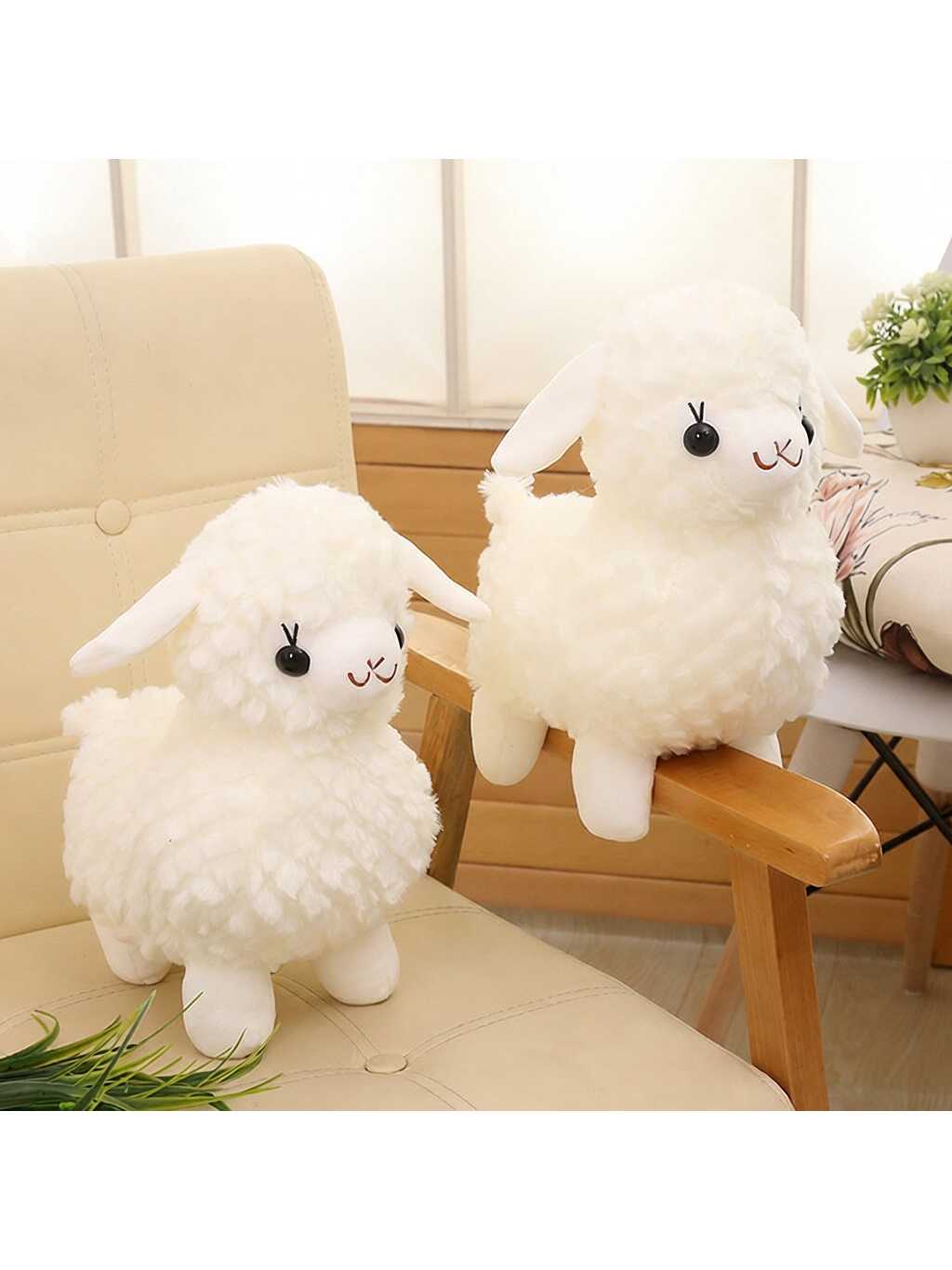 Simulation sheep plush toy lamb doll alpaca doll rag doll activity gift birthday gift girl