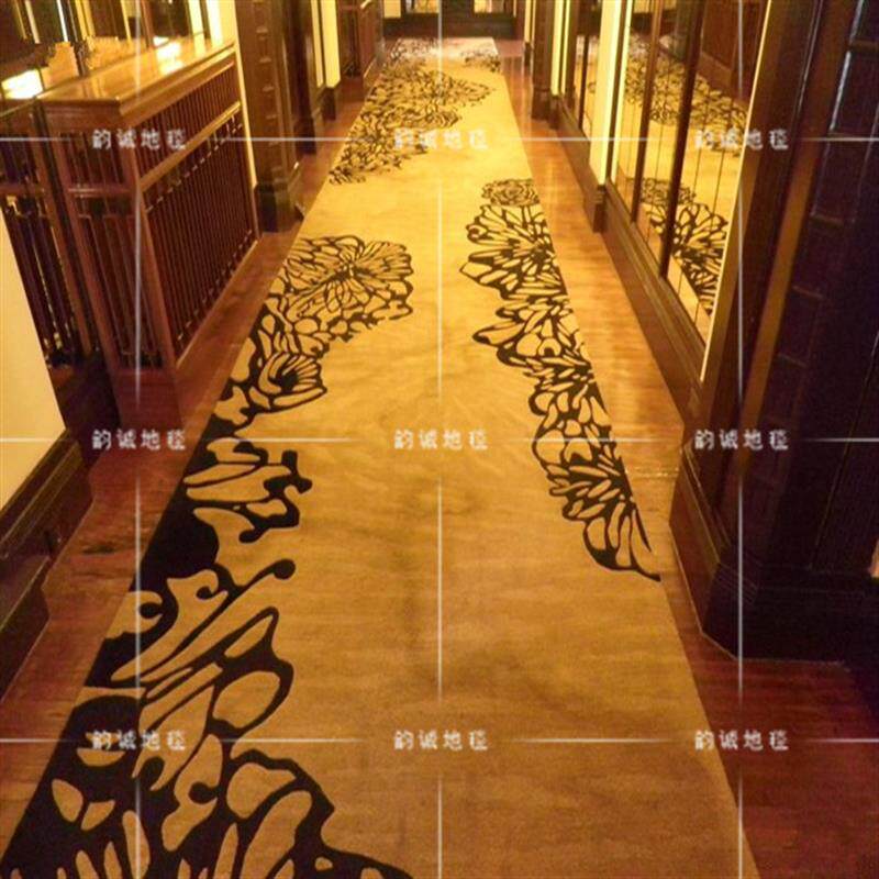 定制欧式走过道楼梯脚垫门厅家用宾馆酒店满铺走廊地毯长条地垫子