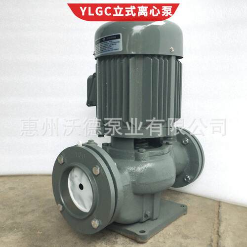 60HZ立式循环水泵惠沃德YLGC级管道离心泵5HP铸铁材质冷冻补水