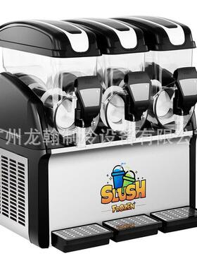 15L雪融机饮料机商用冷热三缸多色自助售卖果汁机冷饮机