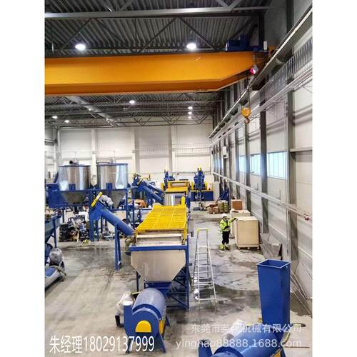 辽宁废旧塑料清洗机 矿泉水片清洗槽 沉浮料洗料漂洗机清洗设