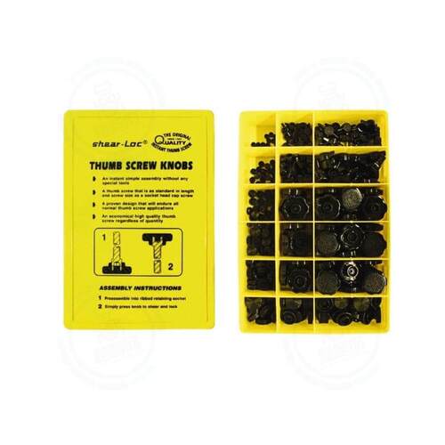 拇指螺钉套装- Press Fit Thumb Screw Knobs Set- 99-617-3