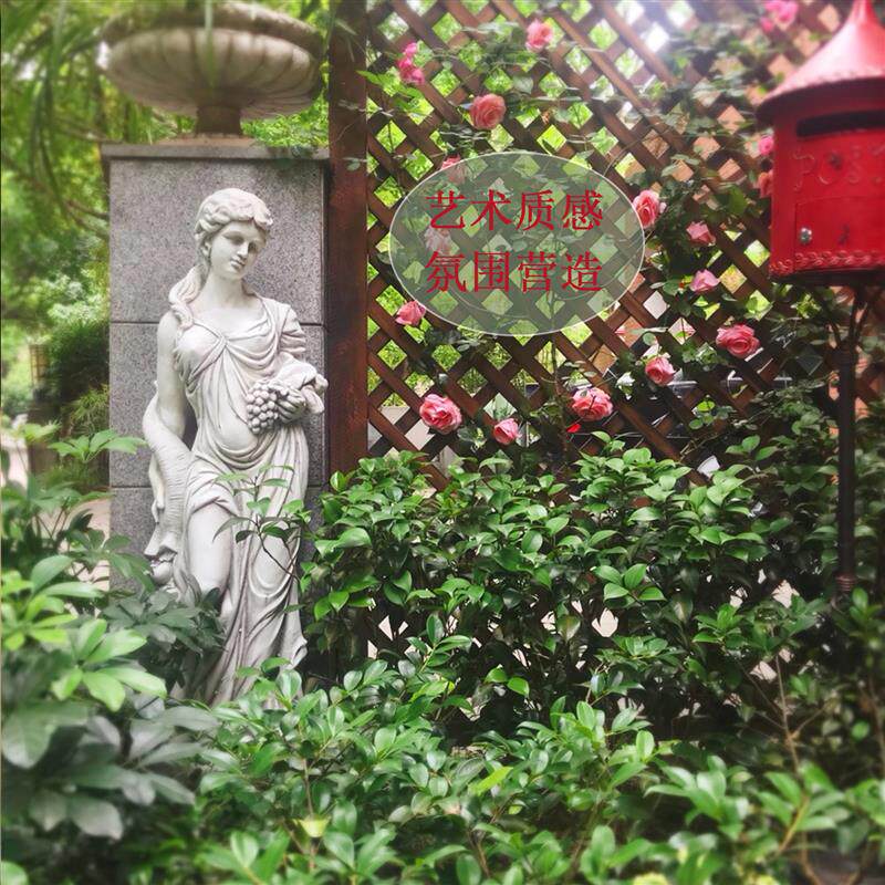 欧式人物雕塑摘水果女神雕像别墅庭院花园玻璃钢摆件装饰户外摆设