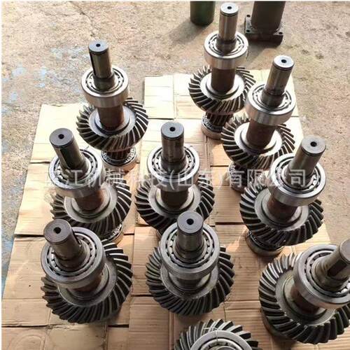 JS40速机一轴总成 速器箱体外壳壳体40T速箱轴圆弧伞齿轮
