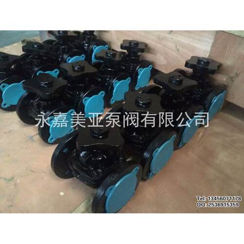 EG41型英标隔膜阀 法兰手动隔膜阀 英标衬胶隔膜阀