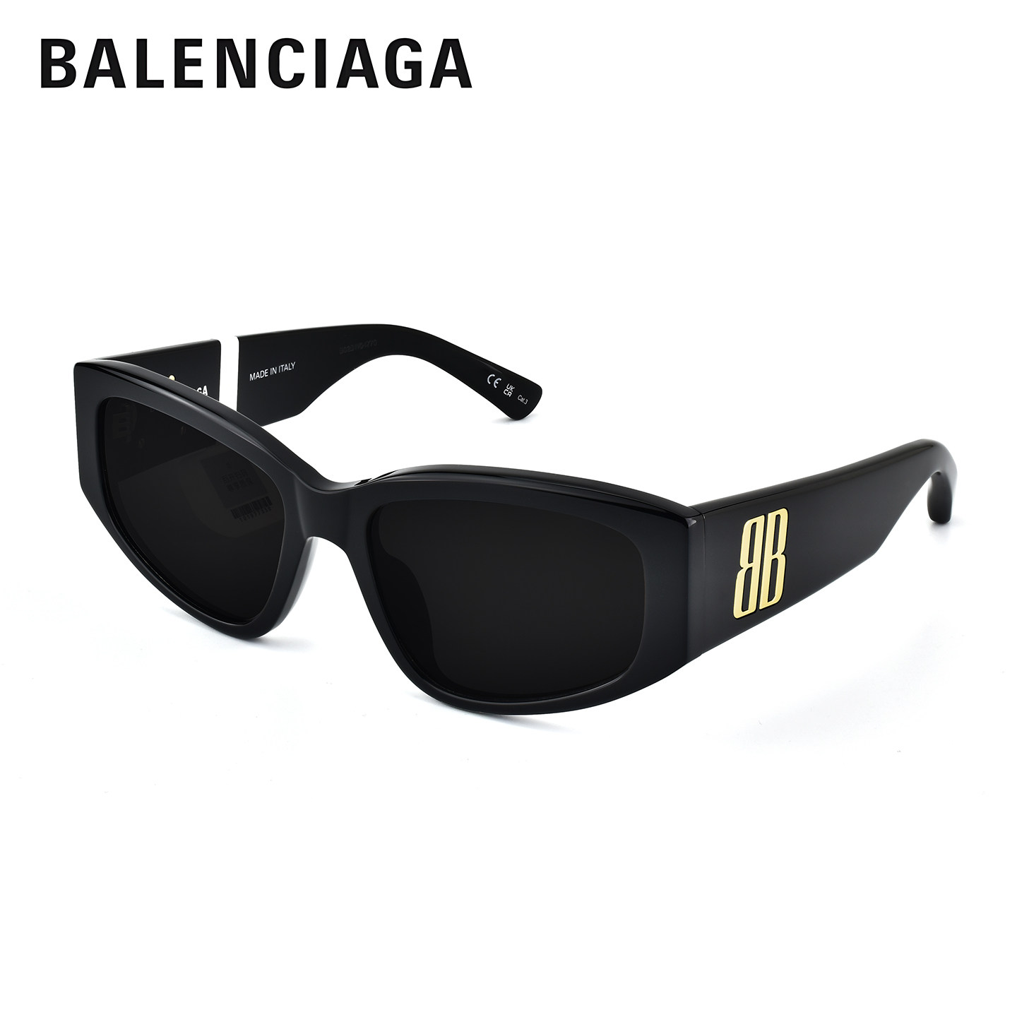 【自营】Balenciaga巴黎世家墨镜女潮流猫眼太阳镜烫金标BB0475S