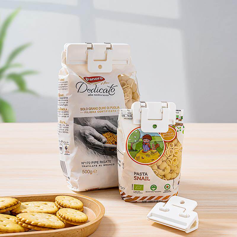厨房保鲜防潮封口夹零食食物塑料袋密封夹子家用茶叶奶粉封口神器