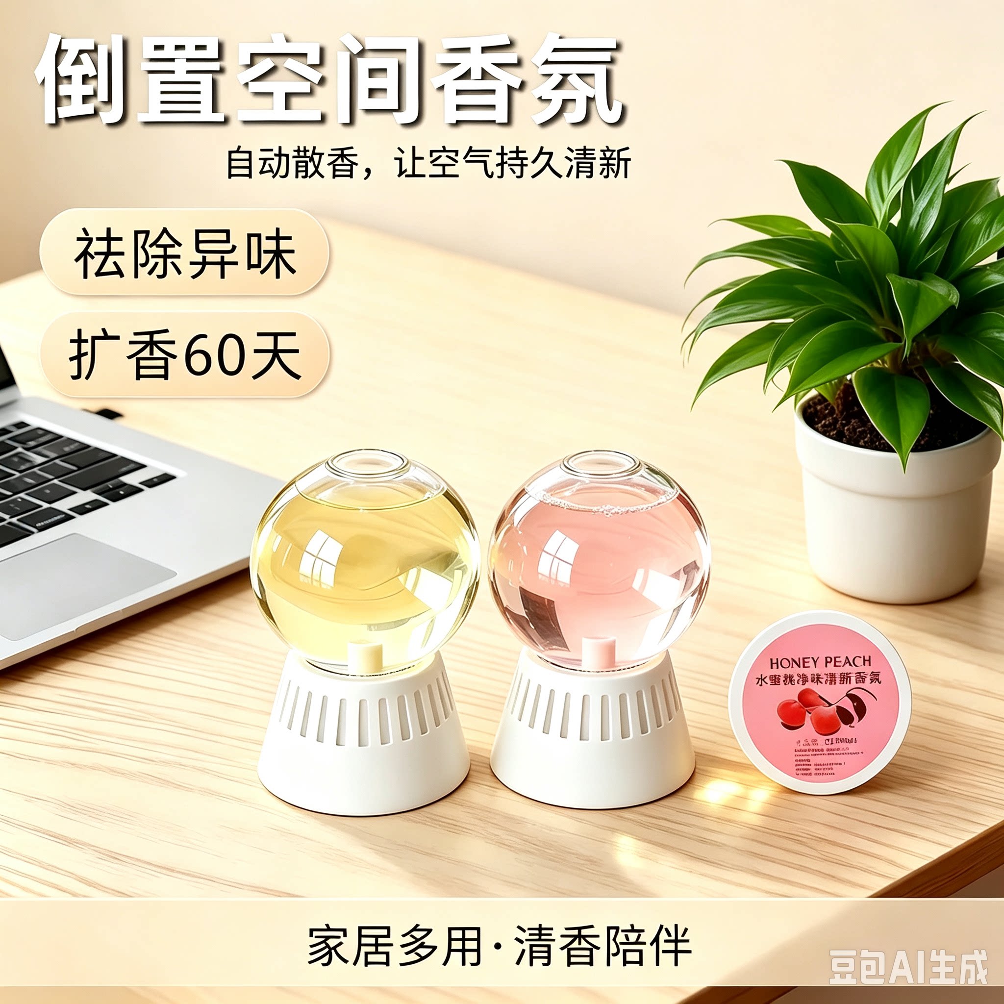 【下单立减50】倒置香氛球家用香薰室内持久留香卧室卫生间MD①