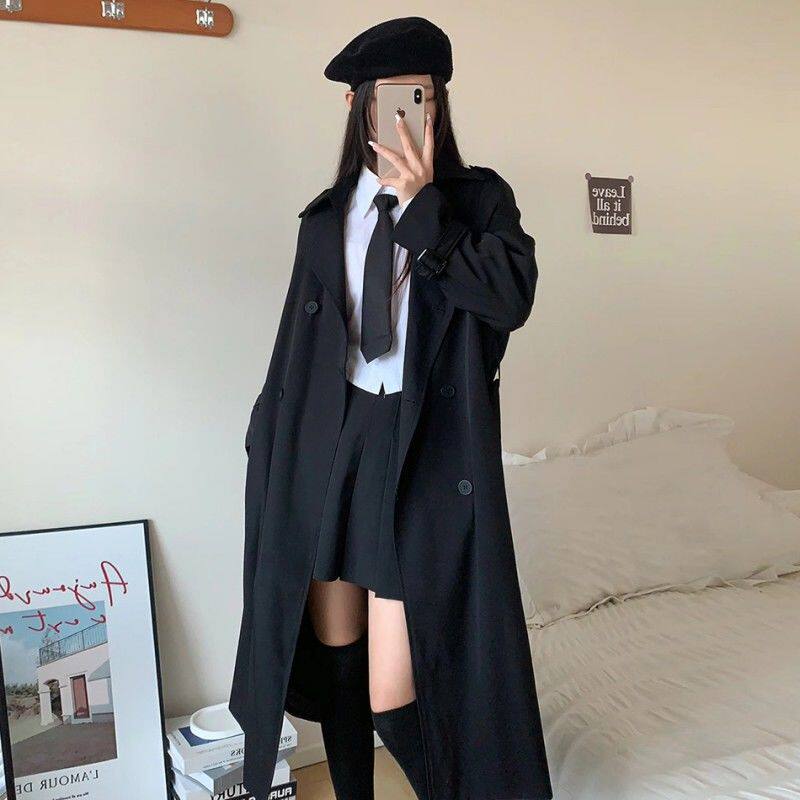 今年流行新款风衣外套女英伦中长款高级小个子卡其色大衣
