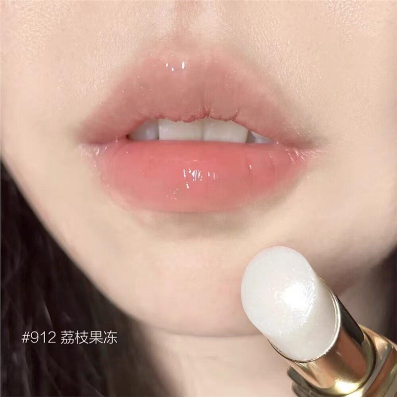 来自奶奶家！白管系列912荔枝果冻润唇膏带碎钻细闪颜值界天花板