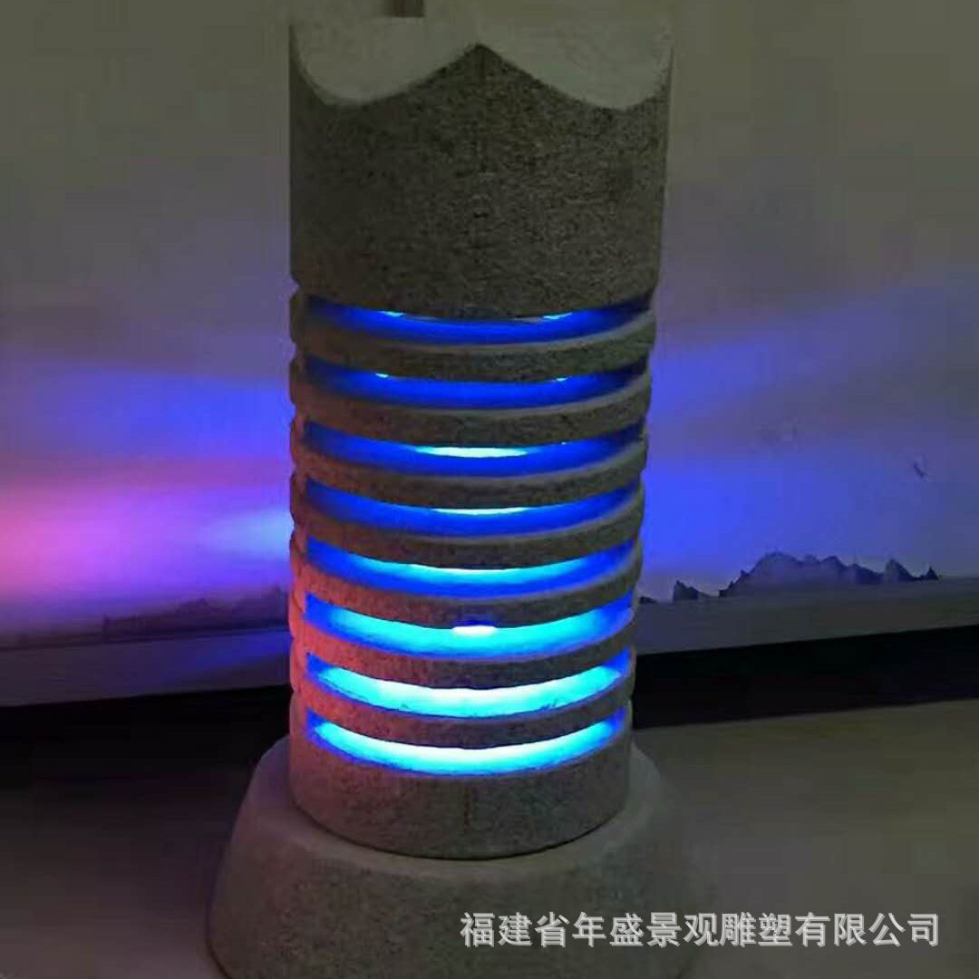 广场公园石雕灯具 户外装饰摆件夜晚照明落地灯