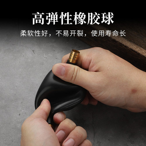 茶盘排水管 硅胶双铜头茶水球吸水球防冻软管茶水管茶具配件