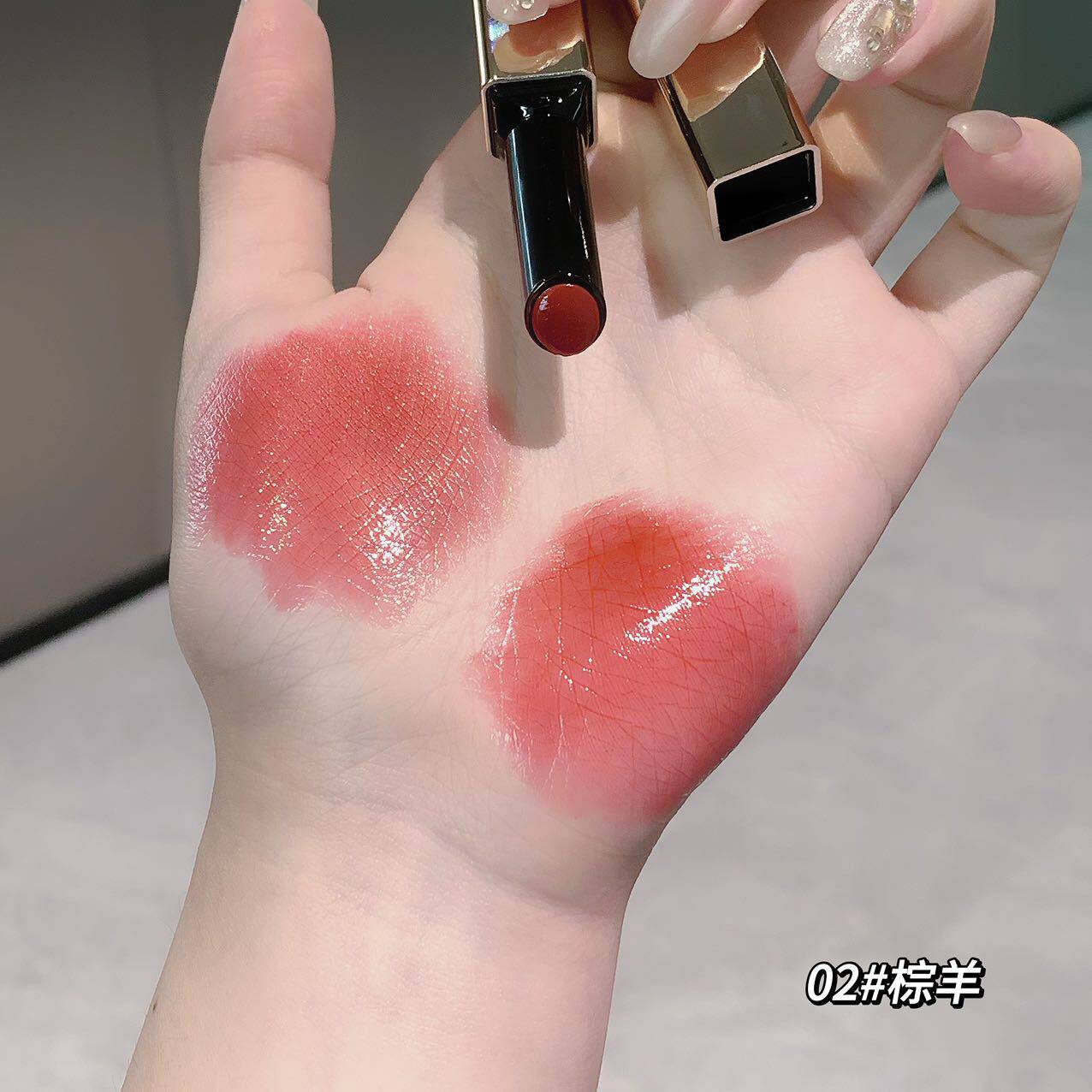 ypyp小金管固体镜面唇蜜口红水光不拔干玻璃嘟嘟唇显气质柔滑珠光