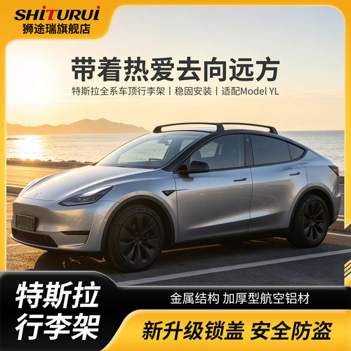 特斯拉车顶行李架行李箱自行车架