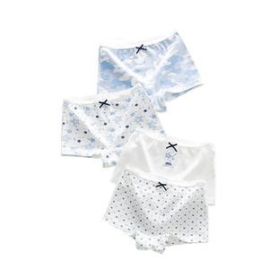 小女孩平角清新短裤女童中大童学生四角儿童内裤纯棉打底裤秋冬款