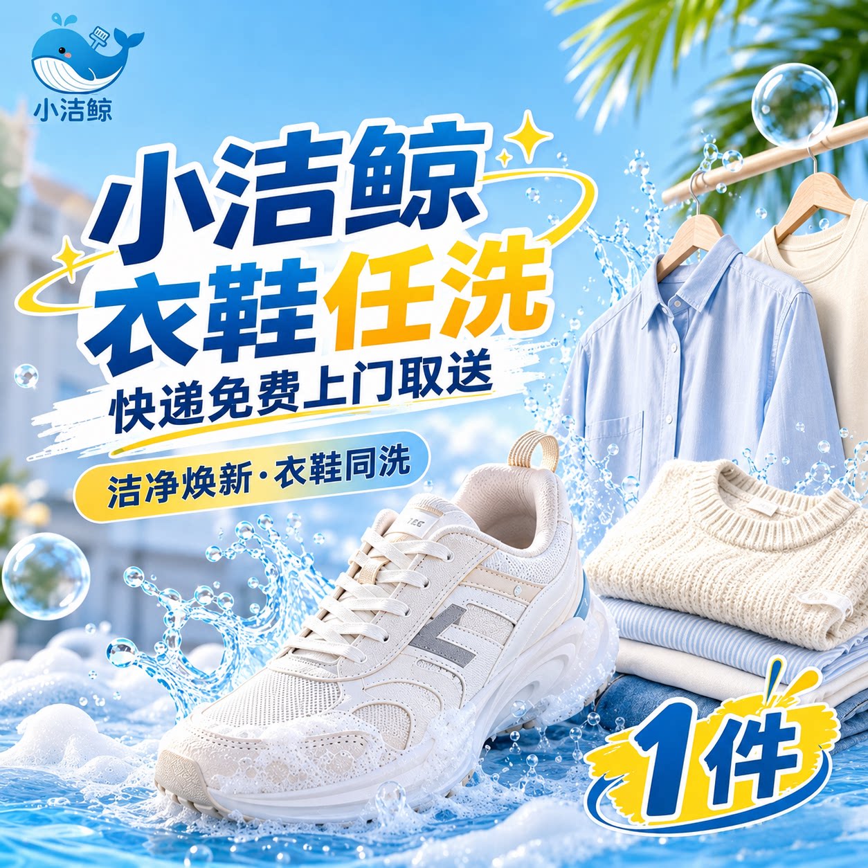 顺丰上门取送件羽绒棉服鞋任洗券