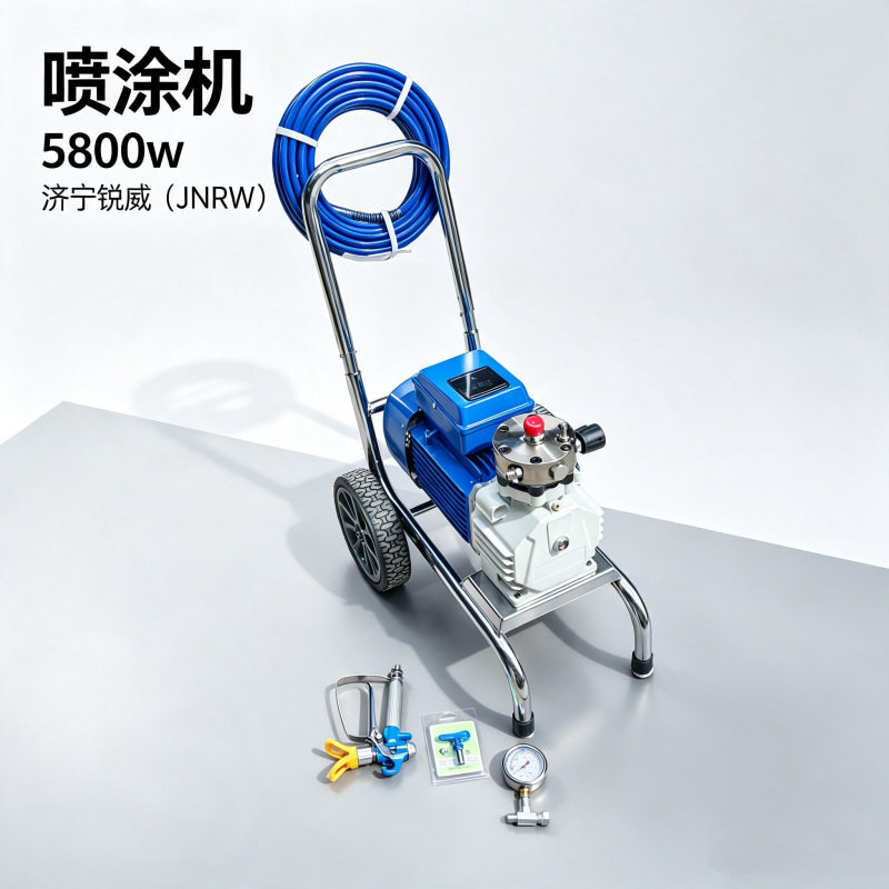 电动无气喷涂机5800W内外墙乳胶漆喷涂大功率油漆涂料喷漆机
