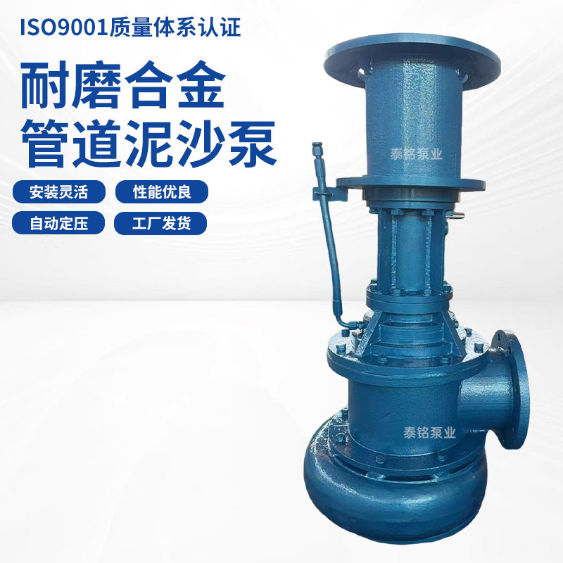 管道泥沙泵高铬合金耐磨河道清淤矿用抽沙泵立式输送尾矿泥浆泵