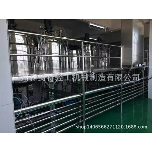 1000L大产量固定式高速剪切乳化机 均质乳化机 乳化混合机组2吨