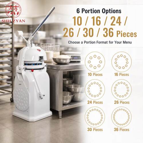 半自动面团分块滚圆机 Dough Divider Rounder 面包房分割搓圆机