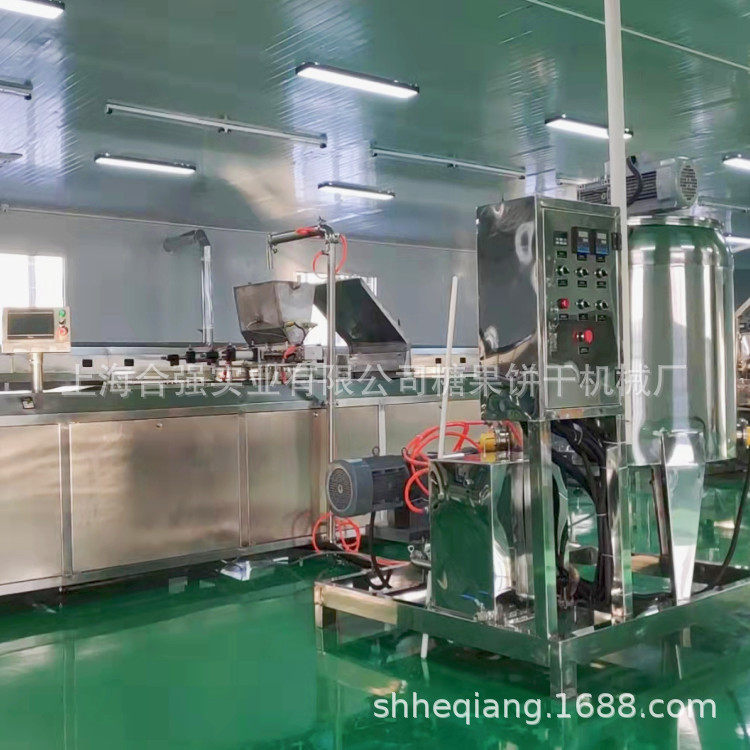 全自动饼干果酱注心设备曲奇饼干奶油巧克力注心机械合强批发价