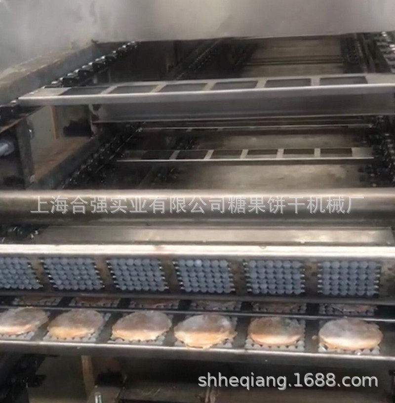 石头饼生产线上海全自动陕西饼石子馍滚切机休闲食品设备厂家