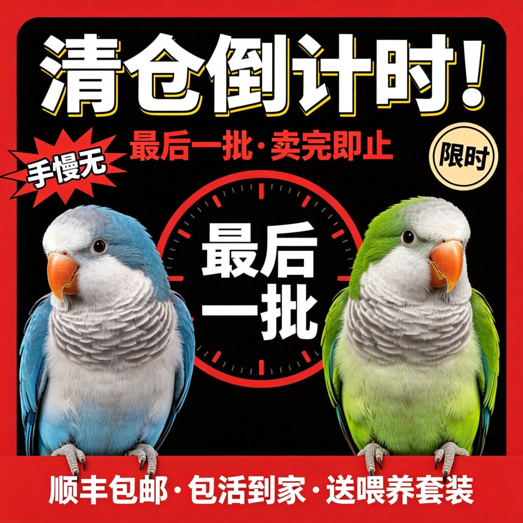 蓝和尚鹦鹉可学说话智商高亲人