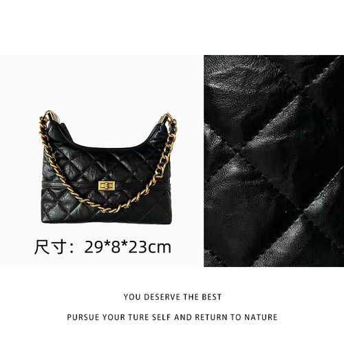【尚恩】&Fashion-TF-565912-黑色-原厂进口皮休闲百搭斜挎包
