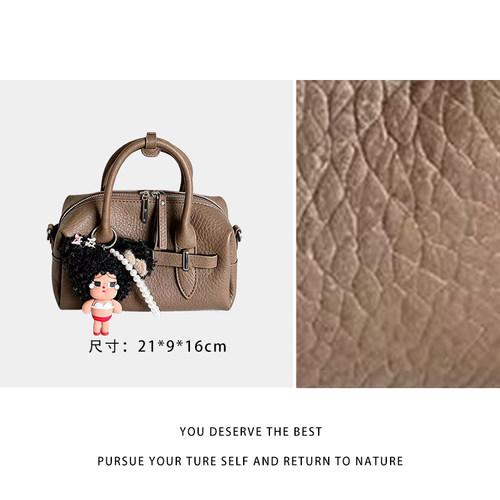 【尚恩】&Fashion-TF-2631-深卡其-原厂进口皮休闲百搭斜挎包