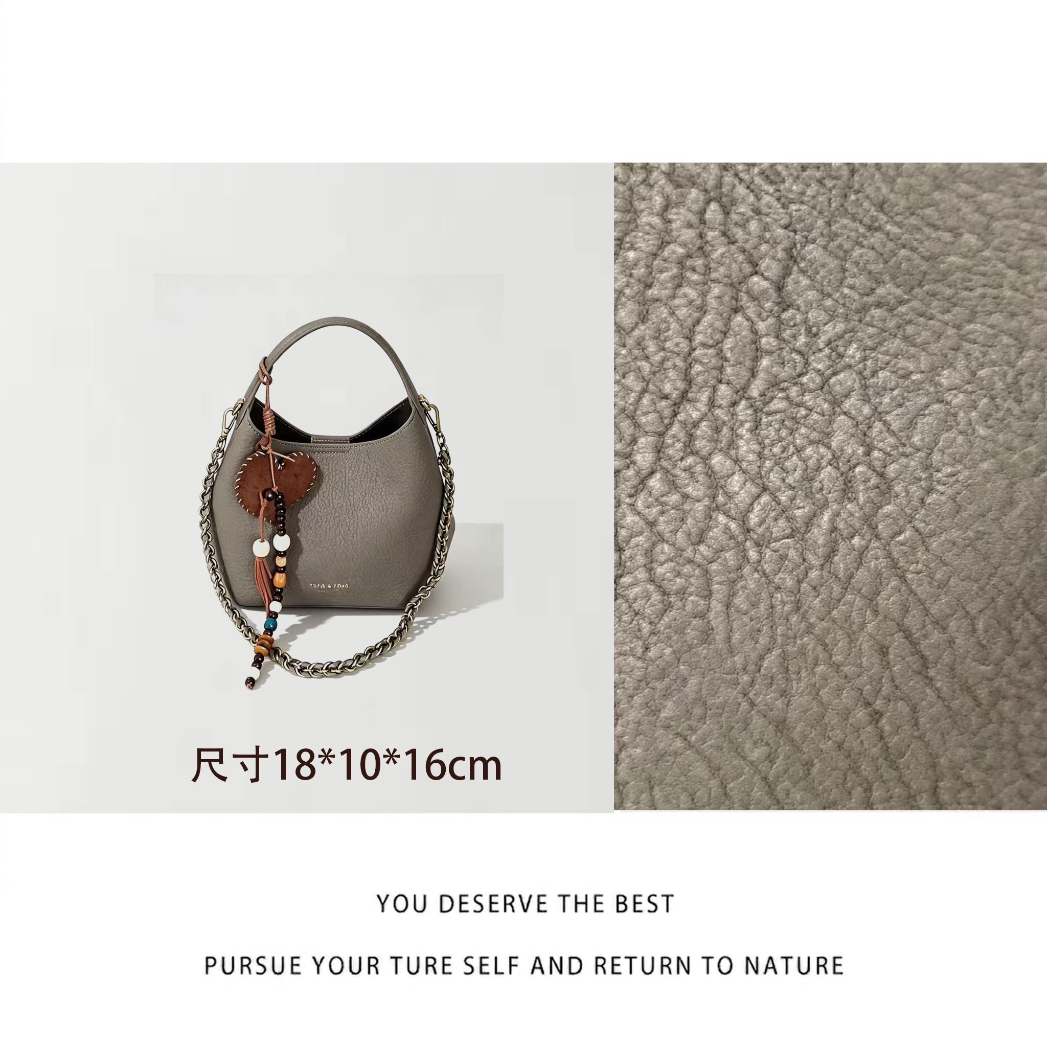 CC&Fashion-TF-5915-大象灰-原厂进口皮休闲百搭手提包